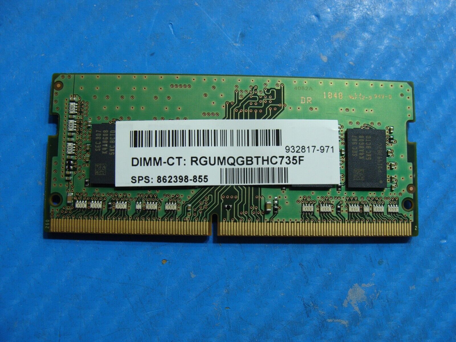 HP 15-cp0053cl Samsung 8GB 1Rx8 PC4-2666V Memory RAM SO-DIMM M471A1K43CB1-CTD