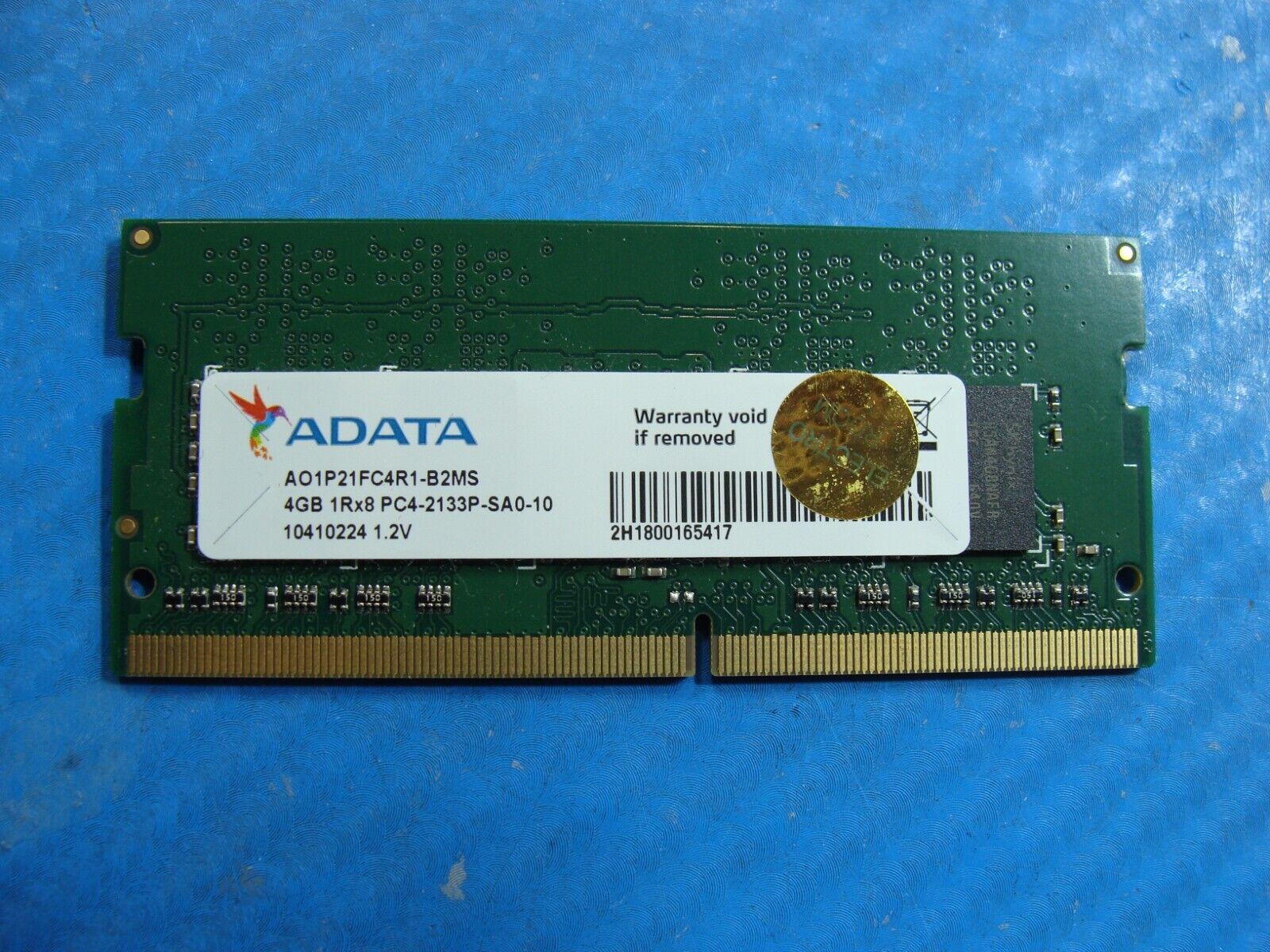 Acer E5-575-33BM ADATA 4GB 1Rx8 PC4-2133P Memory RAM SO-DIMM AO1P21FC4R1-B2MS