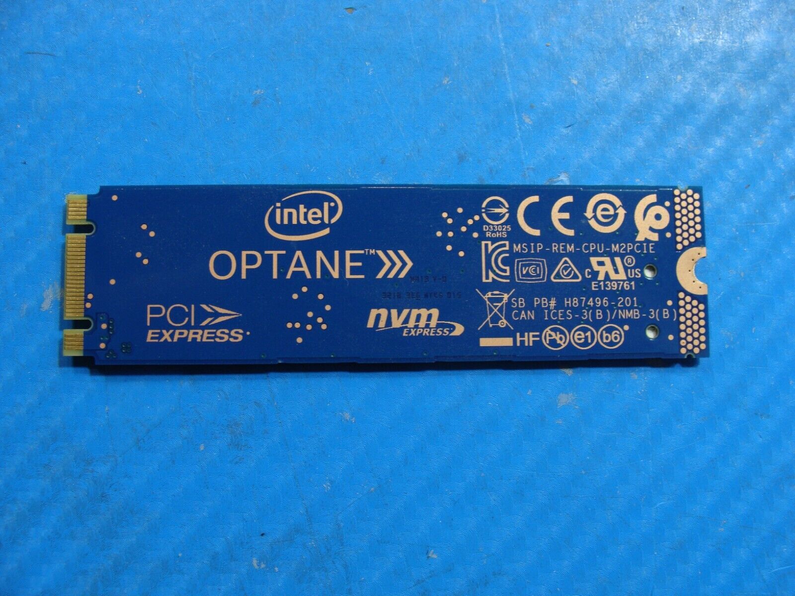 HP 14-ba253cl Intel 16GB NVMe M.2 SSD Solid State Drive MEMPEK1J016GAH