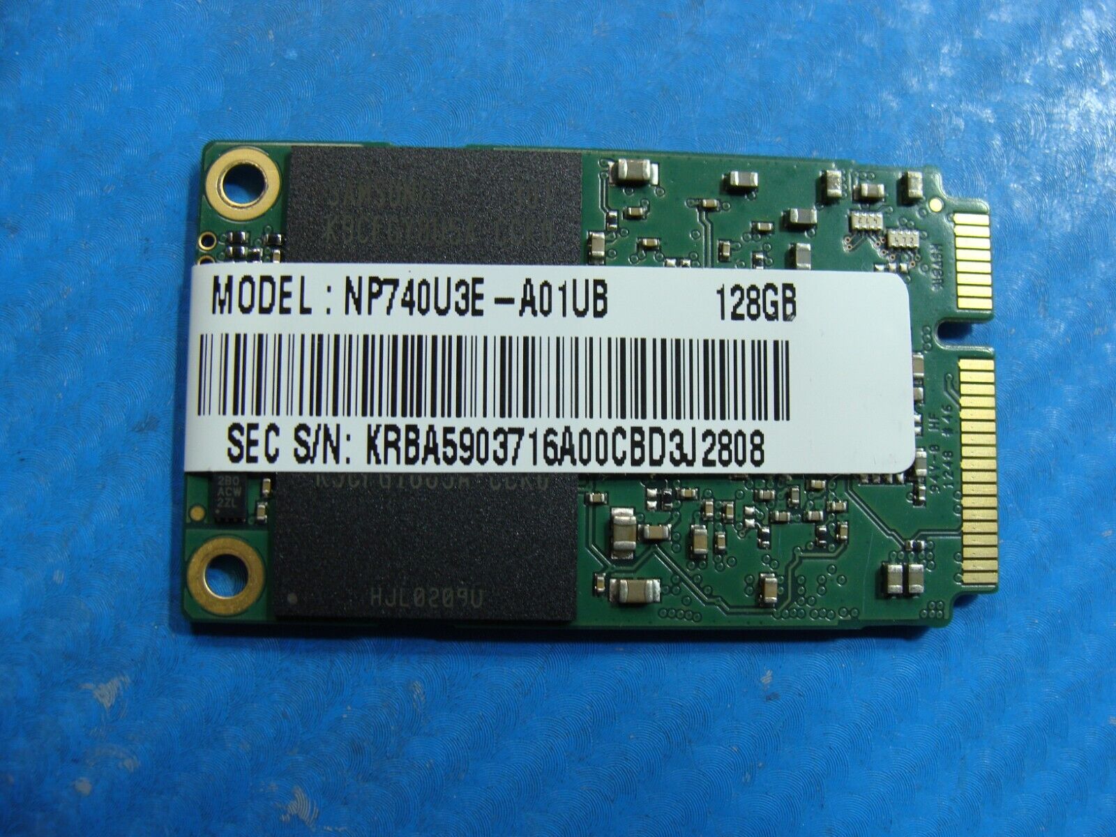 Samsung NP740U3E-A01UB 128GB mSATA SSD Solid State Drive MZMTD128HAFV-000KN