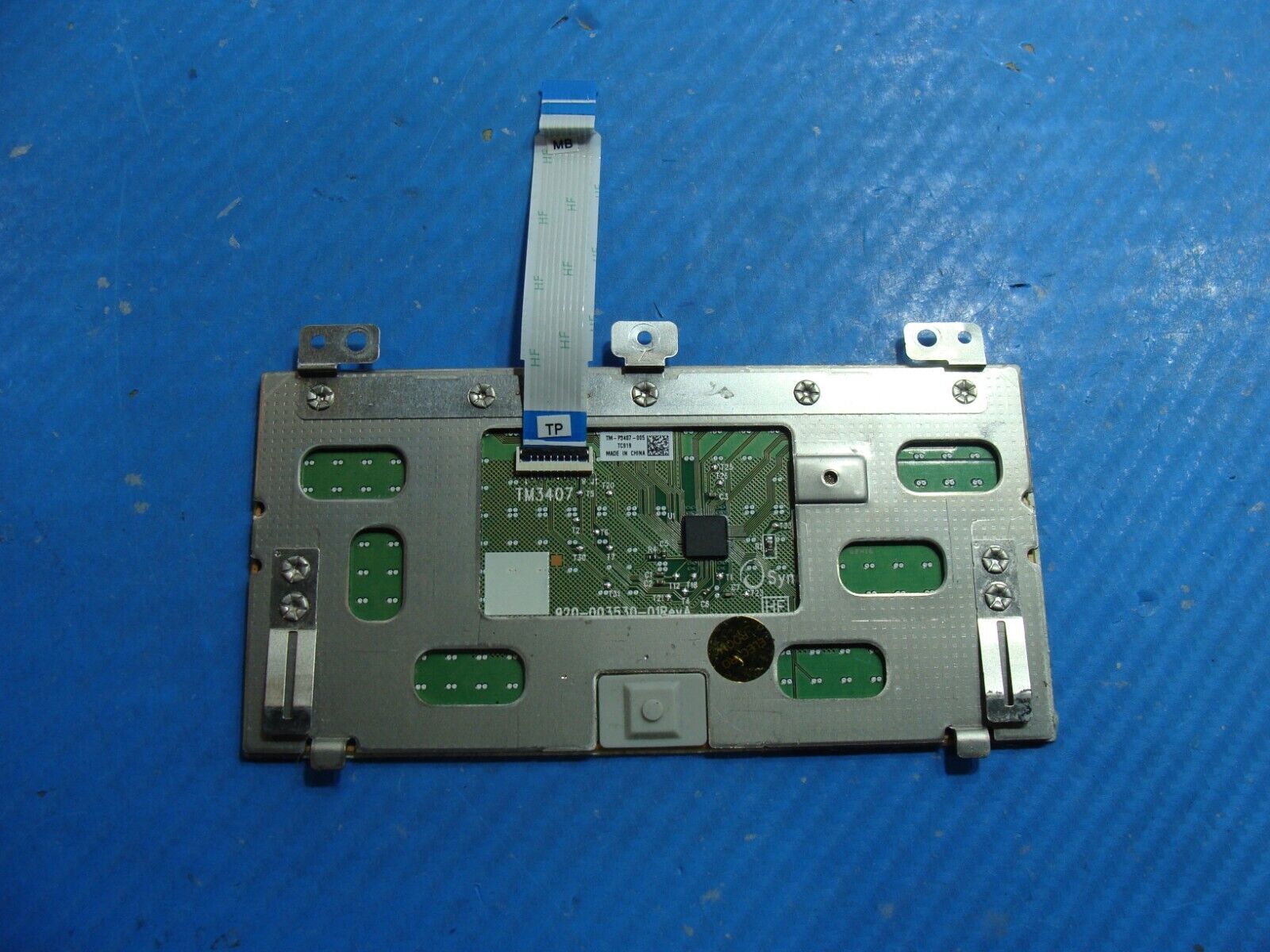 HP Envy x360 15.6” 15-dr0013nr OEM TouchPad Board w/Cable Silver TM-P3407-005
