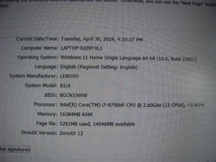 Lenovo IdeaPad L340-15IRH Gaming Laptop i7-9750HF 2.6GHz 16GB 512GB GTX 1050 4GB