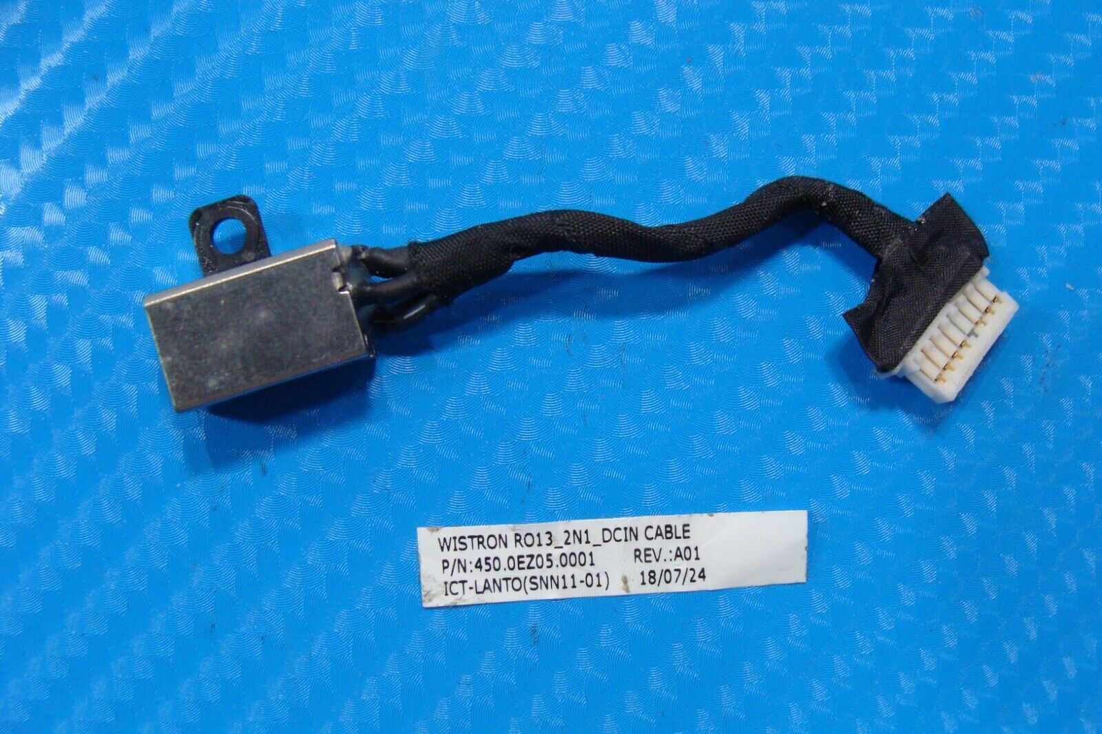 Dell Inspiron 13.3” 13 7386 2in1 Genuine DC IN Power Jack w/Cable 450.0EZ05.0001