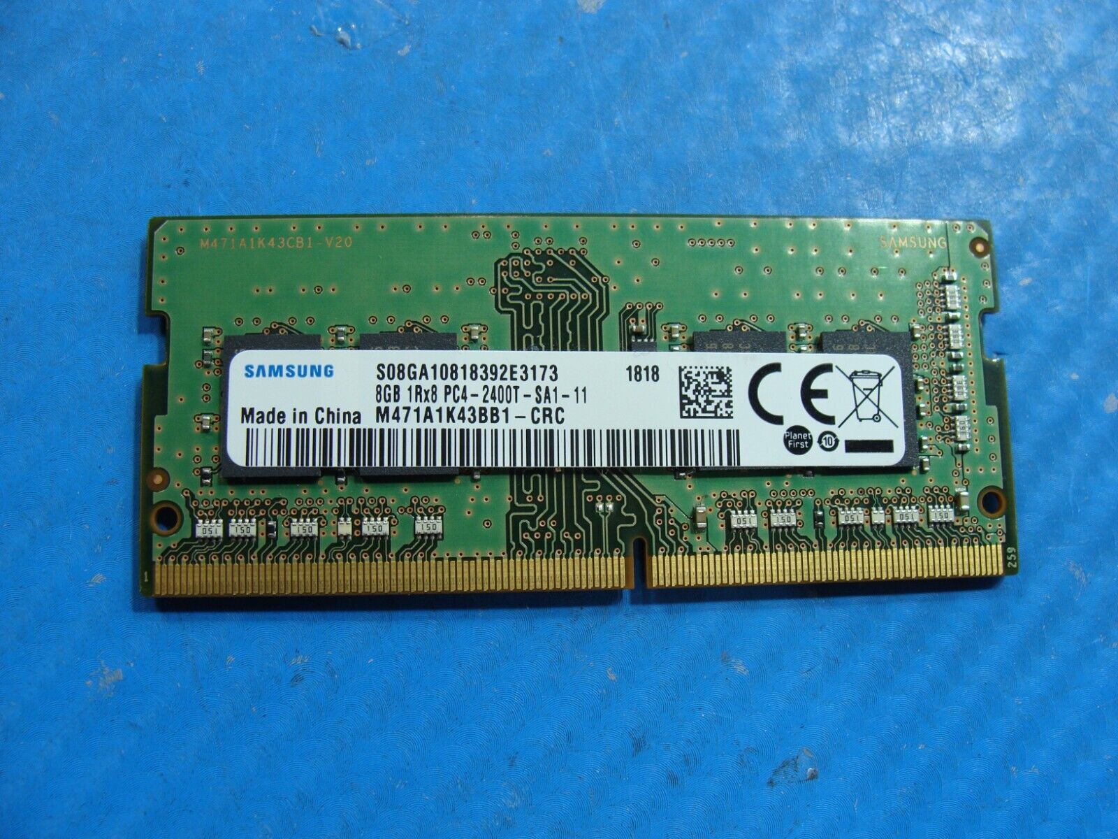 Lenovo Yoga 260 Samsung 8GB 1Rx8 PC4-2400T Memory RAM SO-DIMM M471A1K43BB1-CRC