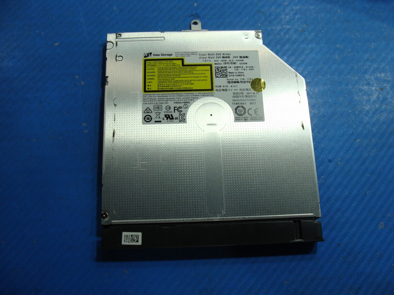 Dell Inspiron 15.6” 15 5567 OEM Laptop Super Multi DVD Burner Drive GU90N 9M9FK