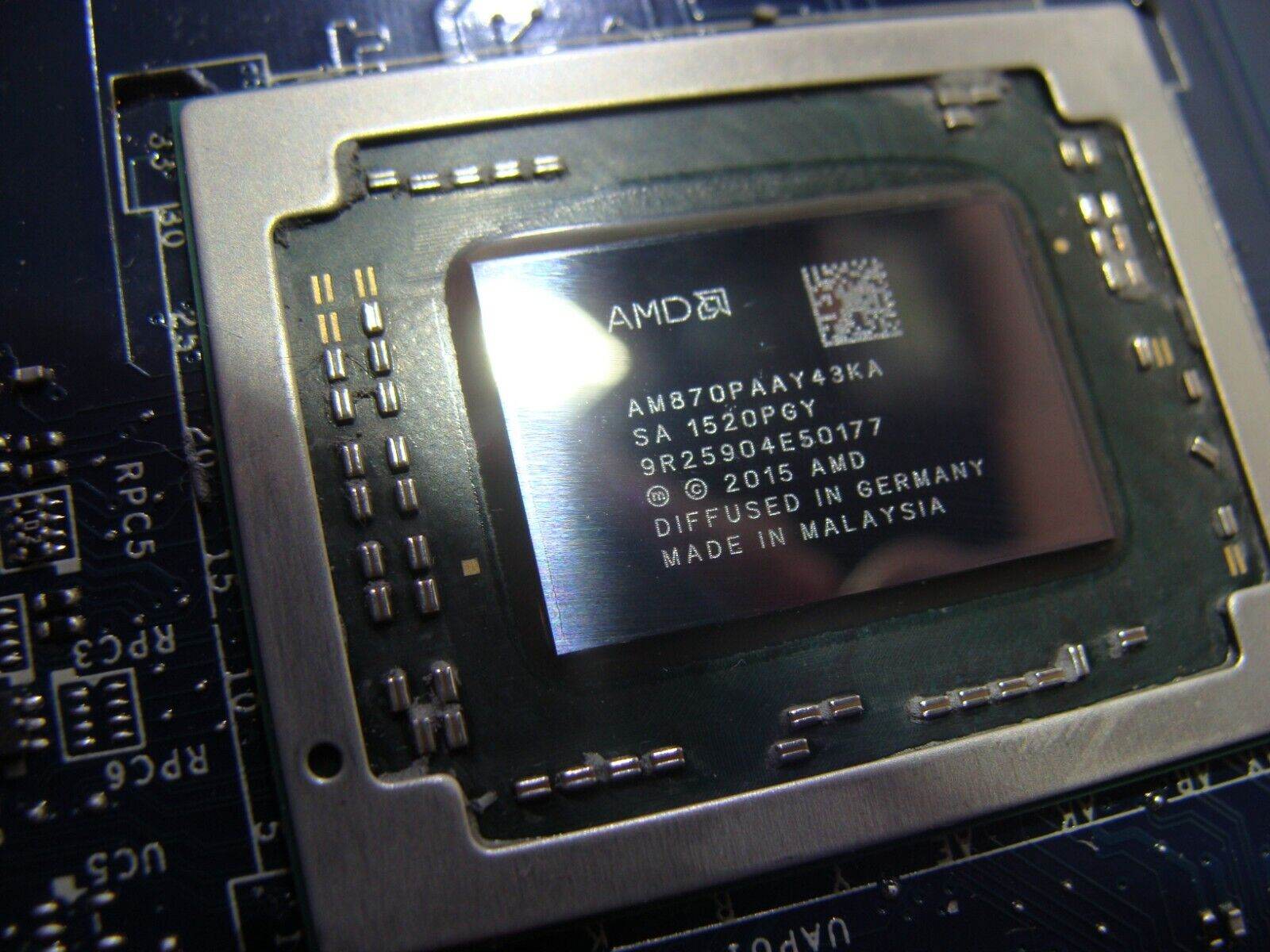 Lenovo IdeaPad 500-15ACZ 15.6 AMD A10-8700P 1.80GHz Motherboard 5B20J76092 AS IS - Tested Computer Laptop Parts