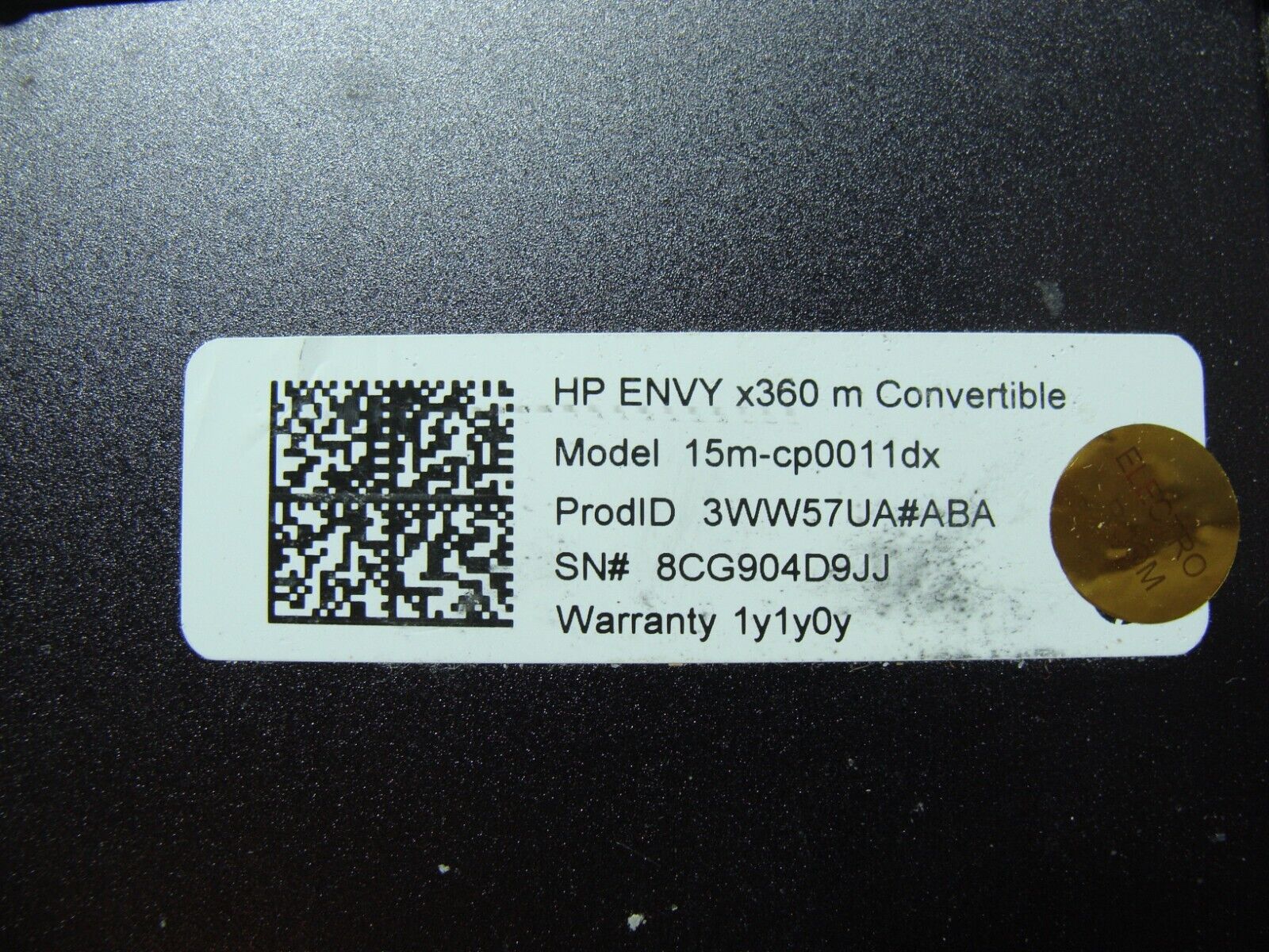 HP Envy x360 15m-cp0011dx 15.6