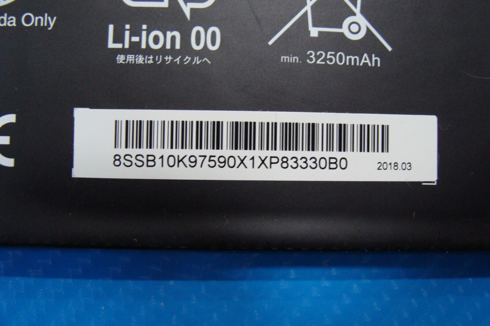 Lenovo ThinkPad Yoga 370 13.3 Battery 15.28V 51Wh 3340mAh SB10K97590 01AV433 80%