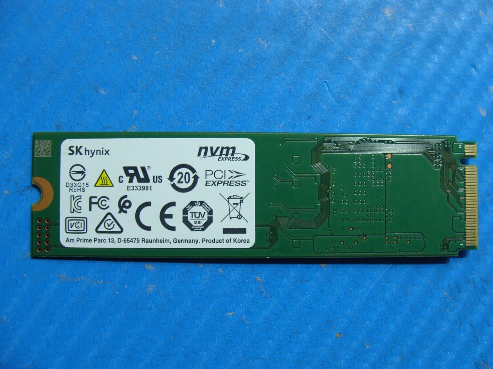 Lenovo 5-1570 SK Hynix 256GB NVMe M.2 SSD Solid State Drive HFM256GDJTNG-8310A