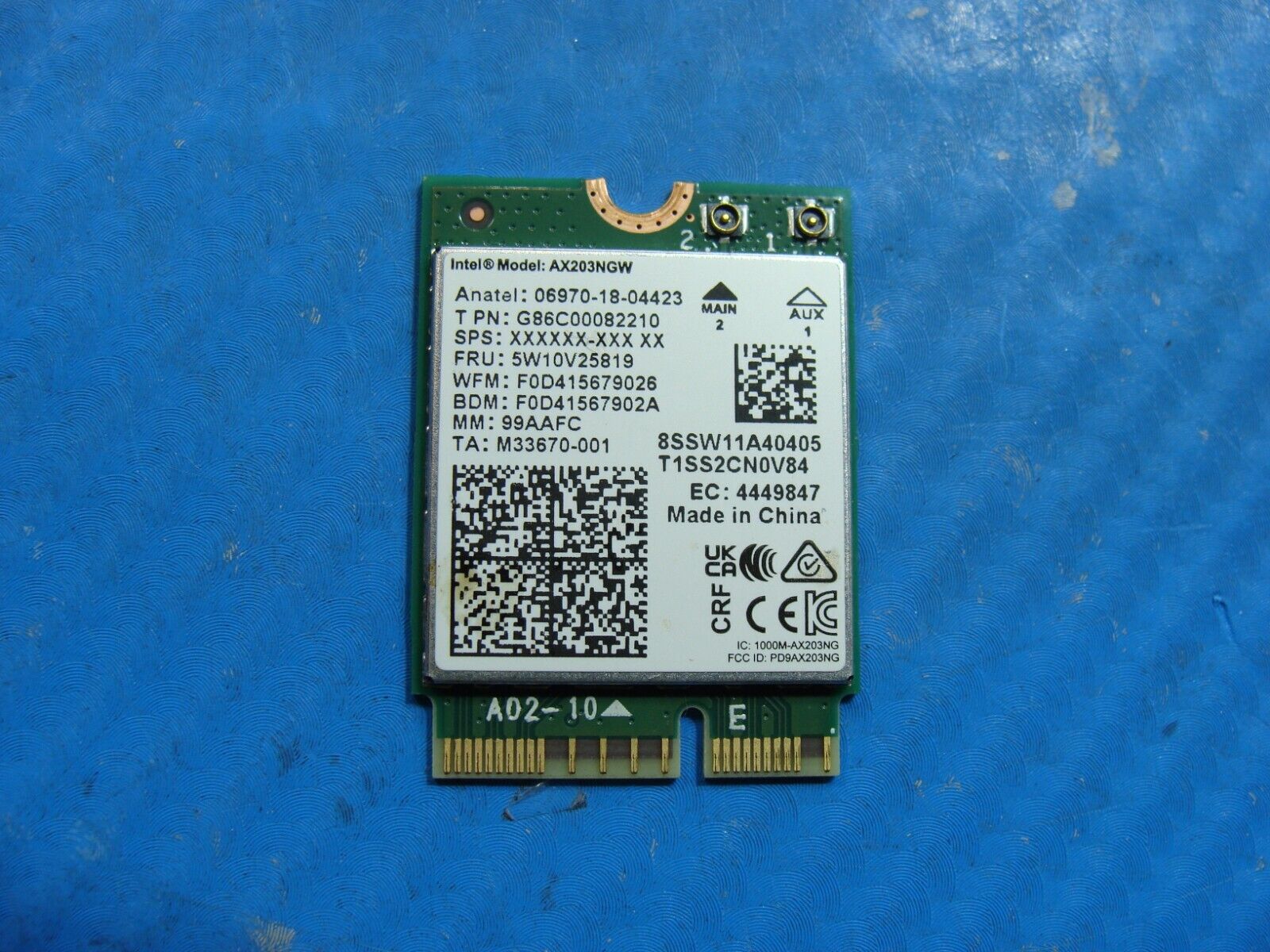 Acer Aspire 5 15.6” A515-58MT-52RG OEM WiFi Wireless Card 5W10V25819 AX203NGW