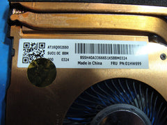 Lenovo ThinkPad T480s 14" Genuine Laptop CPU Cooling Fan w/Heatsink 01HW699