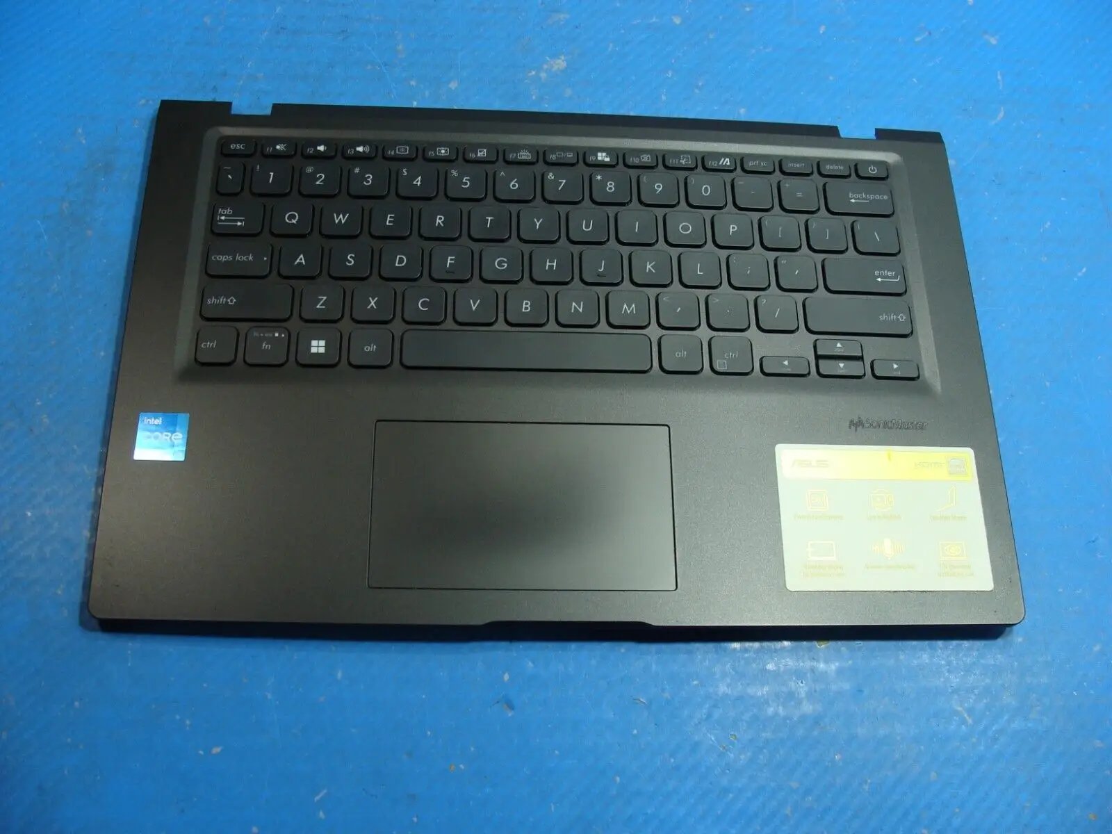 Asus VivoBook 14” F1400E-SB34 OEM Palmrest w/BL Keyboard TouchPad 13NB0TT4P01017
