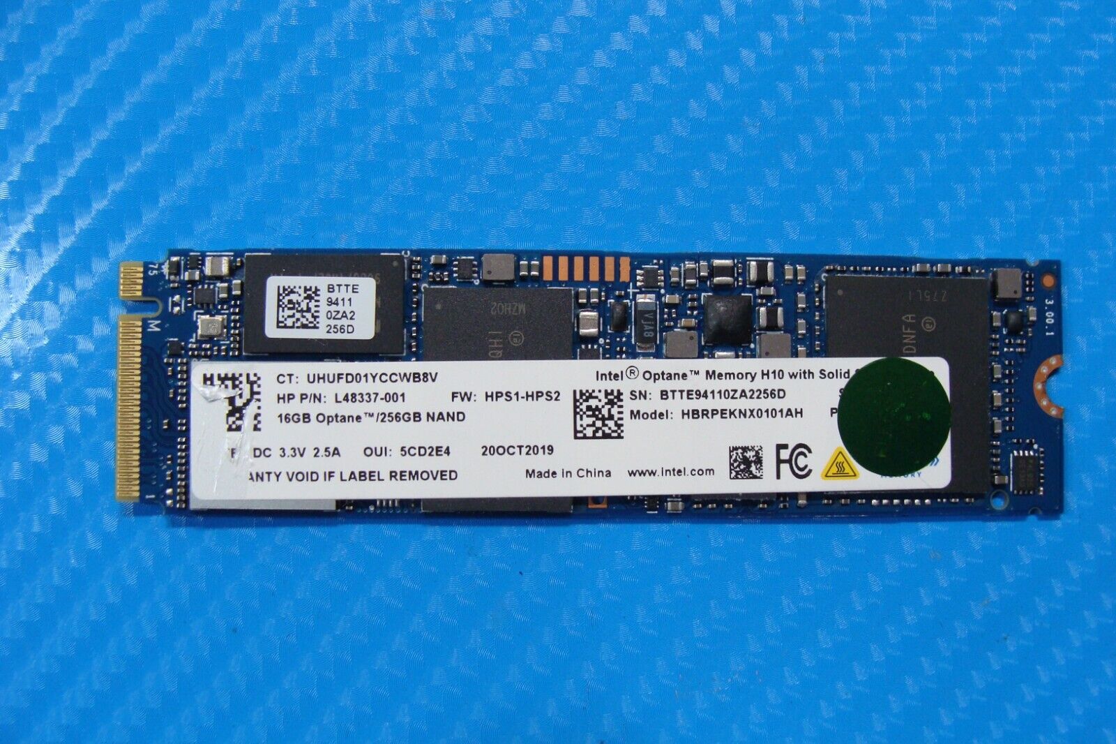 HP 15m-dr1011dx Intel 16GB/256GB NVMe M.2 SSD Solid State Drive HBRPEKNX0101AH