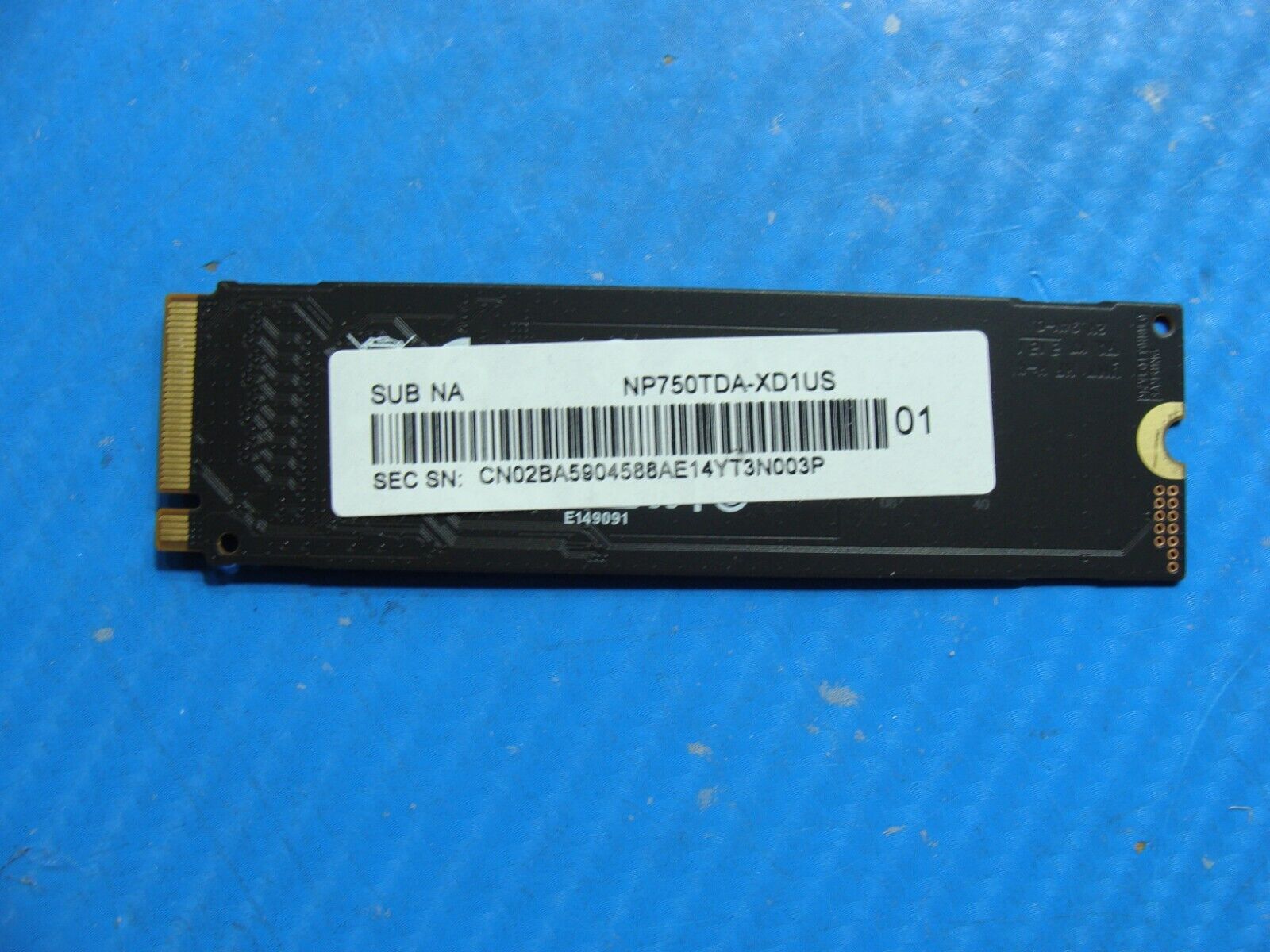 Samsung NP750TDA-XD1US Samsung 256GB NVMe M.2 SSD Solid State Drive MZ-VLQ256B