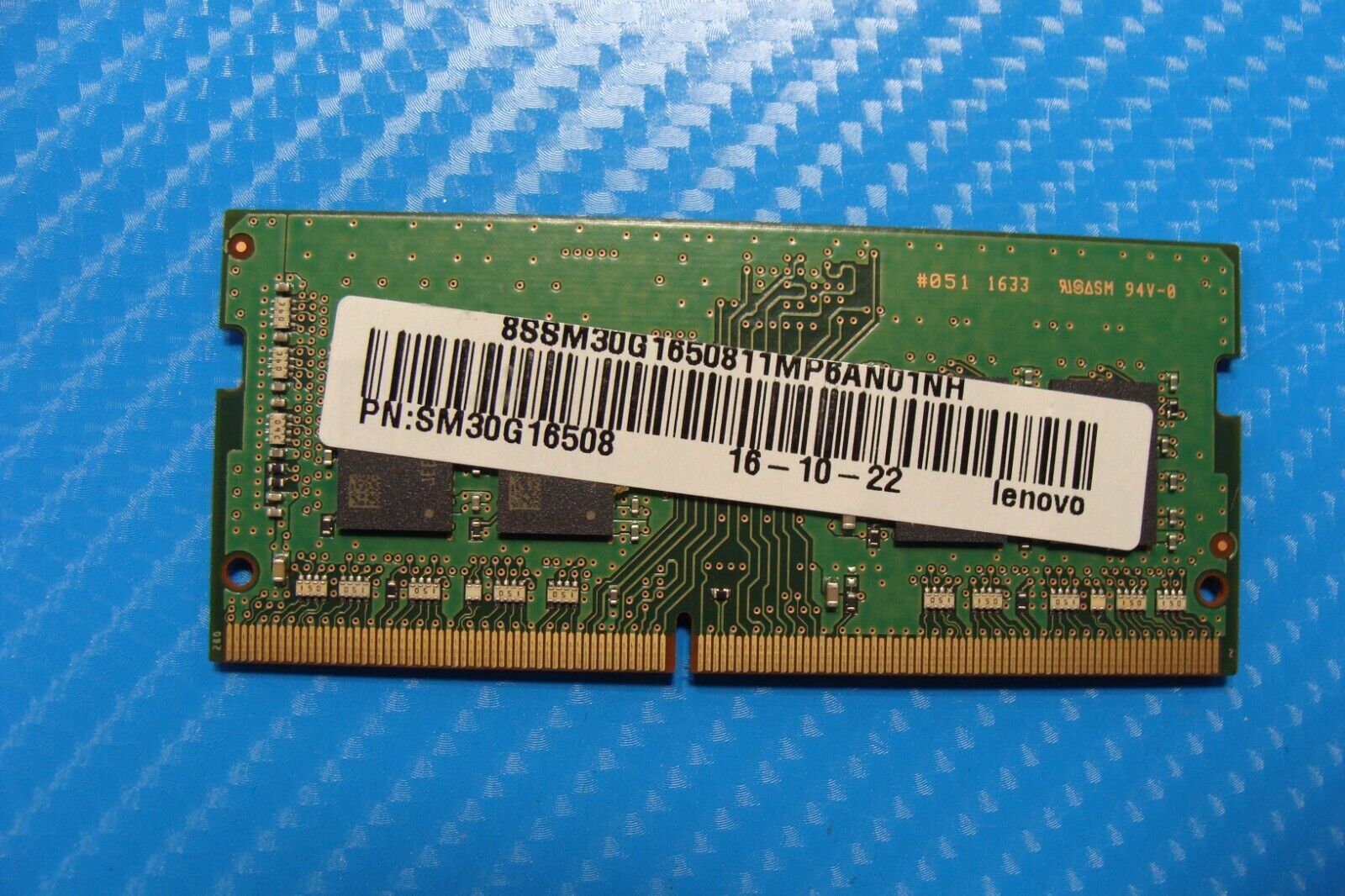 Lenovo 710-14IKB Samsung 8GB 1Rx8 PC4-2400T Memory RAM SO-DIMM M471A1K43BB1-CRC