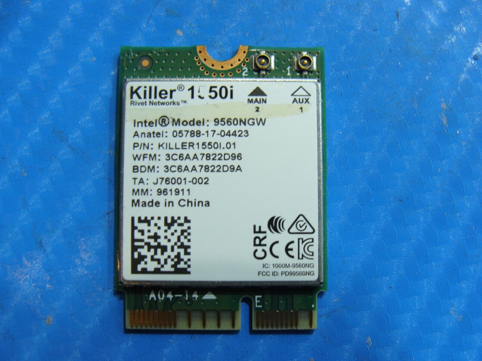 Acer Predator Helios 500 17.3” PH517-51 Wireless WiFi Card 9560NGW KILLER 1550i