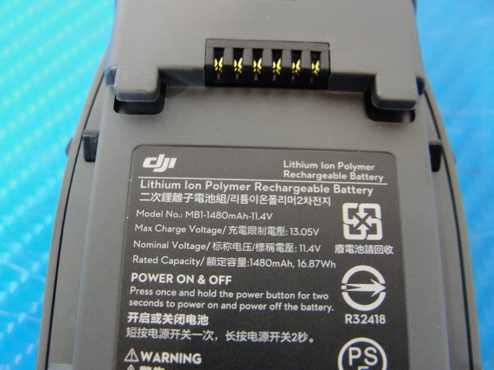 DJI Spark MM1A Drone Genuine Battery MB1-1480mAh-11.4V