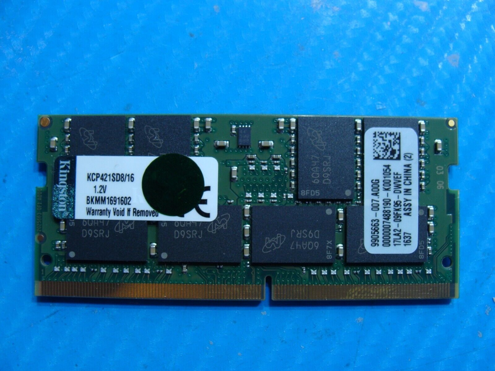 Instruere opfindelse eskortere Lenovo ThinkPad T460s So-Dimm Kingston 16Gb Memory Ram KCP421SD8/16