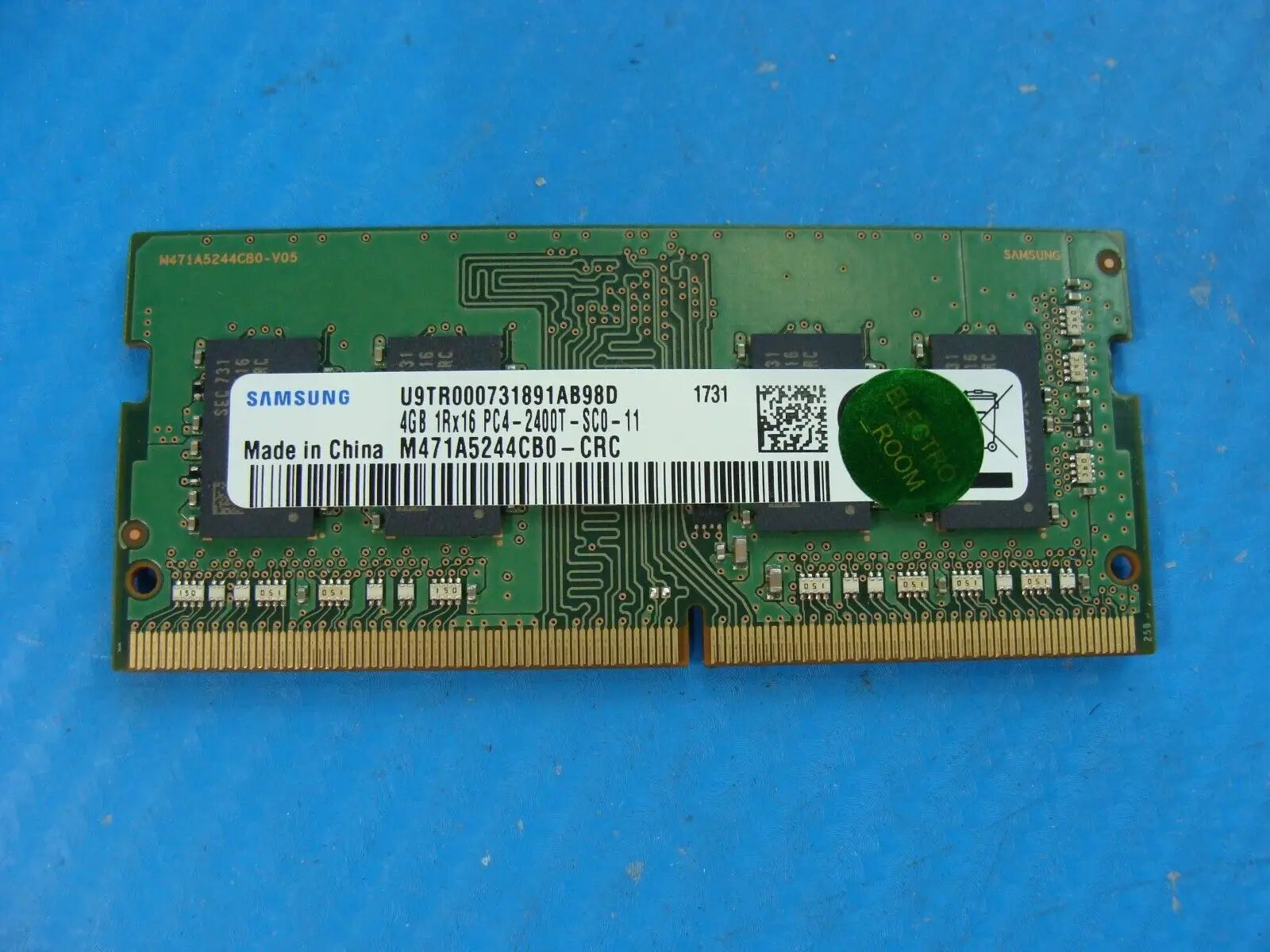 SAMSUNG 4GB 1Rx16 PC4-2400T-SCO-11, DDR4