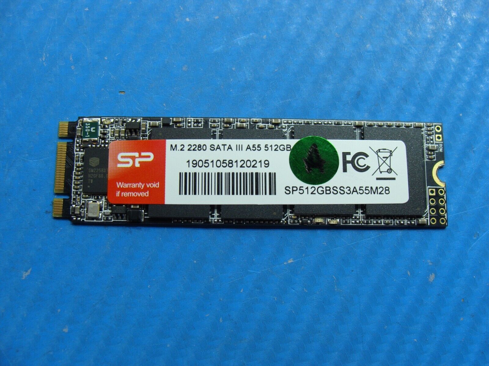 HP 17-by1053dx Silicon Power 512GB NVMe M.2 SSD SP512GBSS3A55M28
