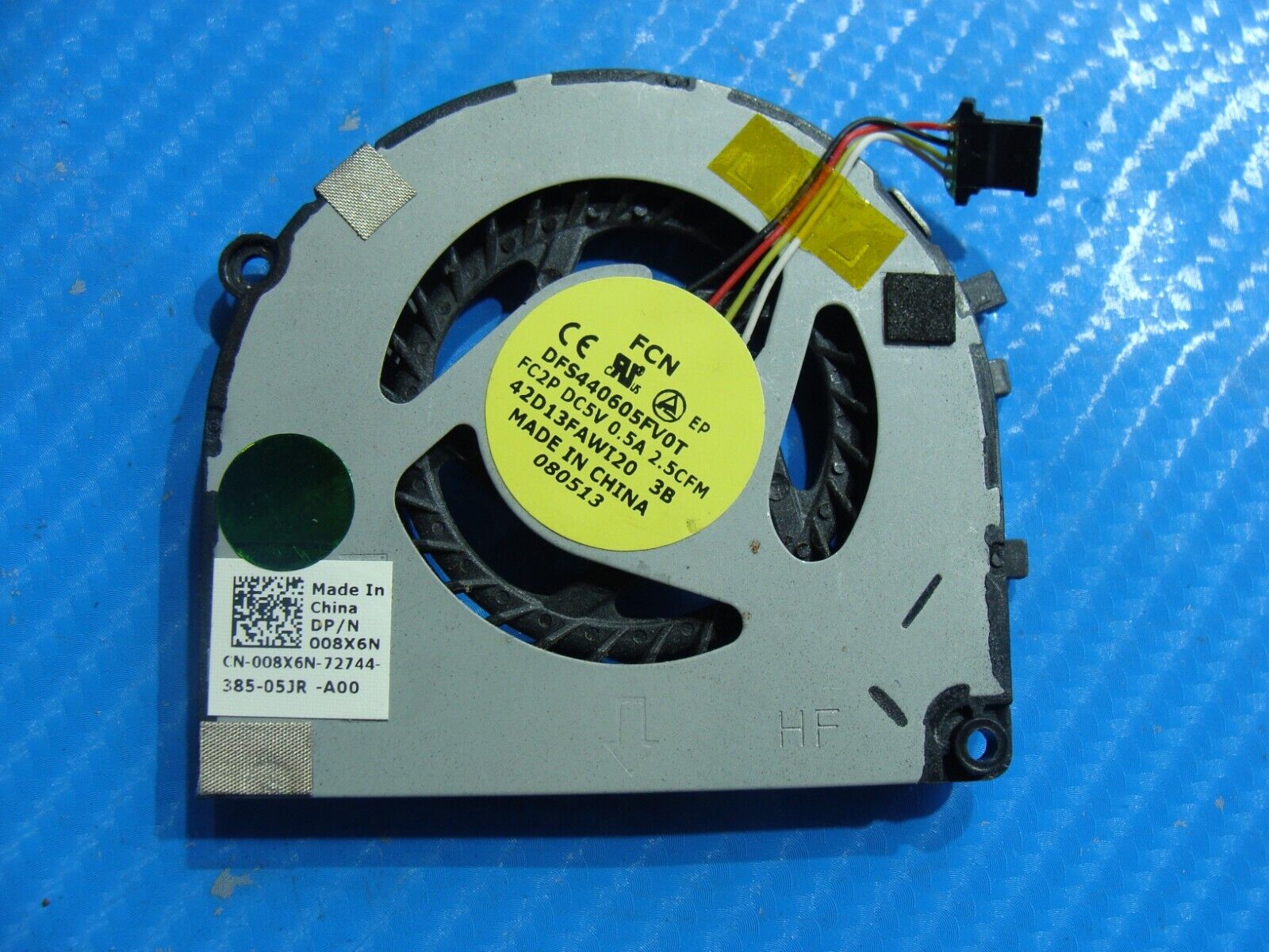 Cornwall Ved daggry gruppe Dell XPS 13.3" 13 9333 Genuine Laptop CPU Cooling Fan 08X6N 42D13FAW120