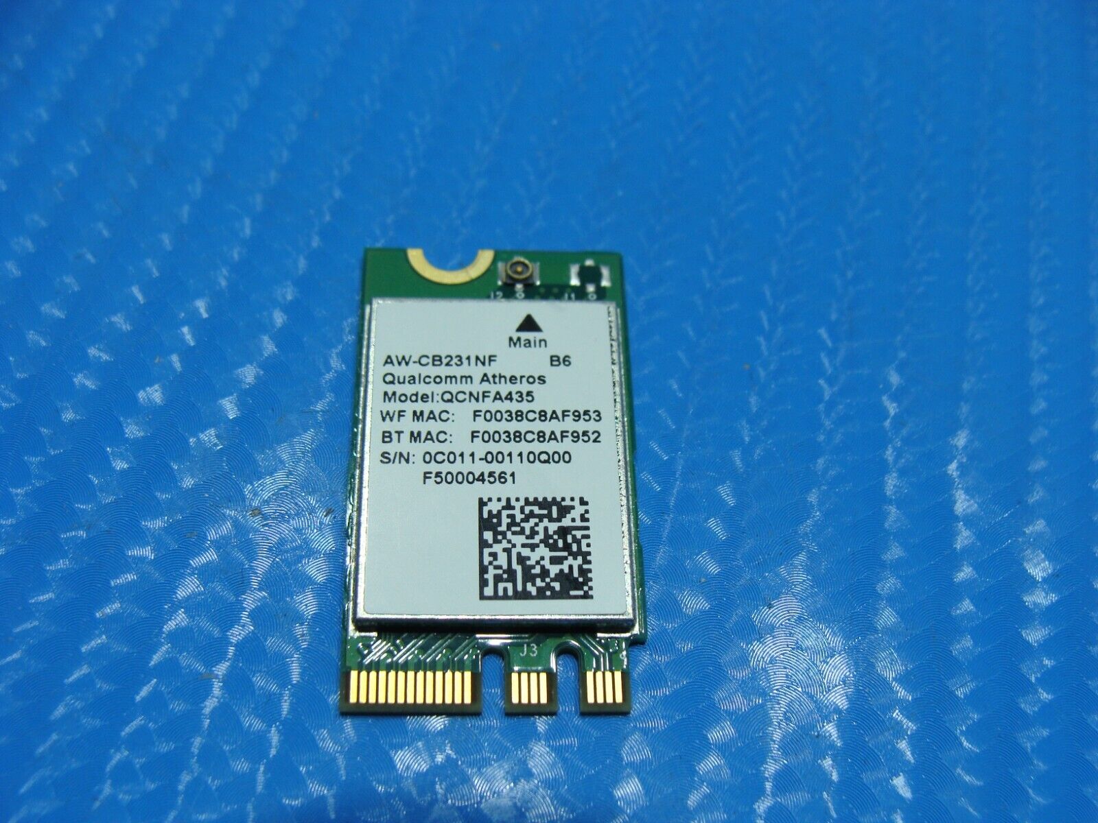 Asus 15.6” X556UQ-NH71 Genuine Laptop Wireless WiFi Card QCNFA435 0C011-00110Q00