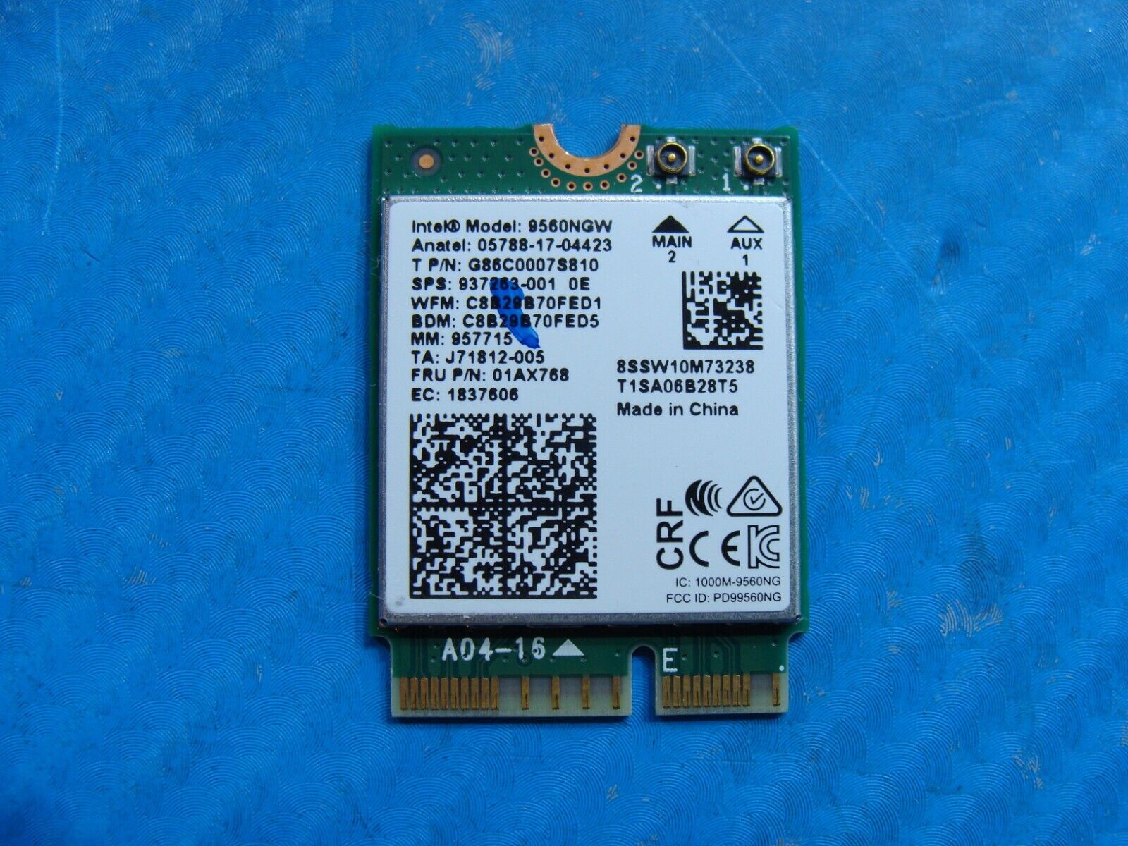 Lenovo Yoga C740-15IML 15.6 Wireless WiFi Card 9560NGW 01AX768