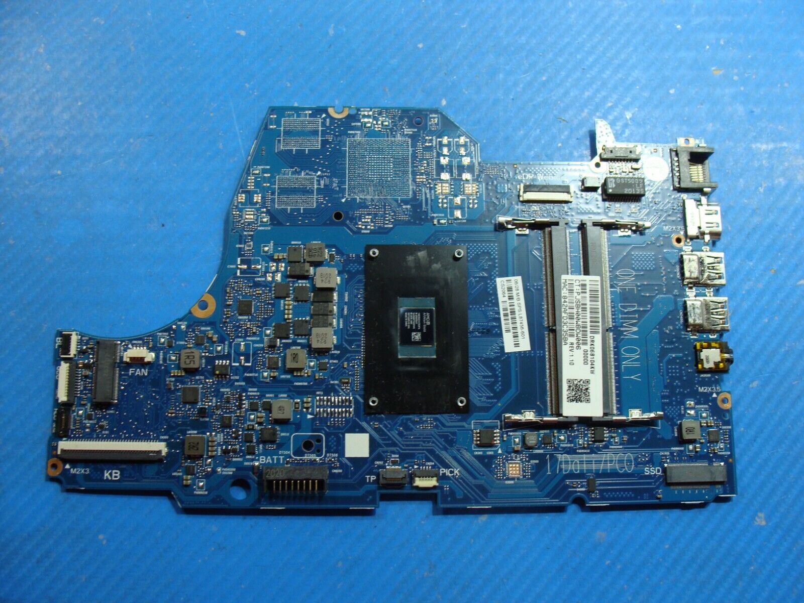 HP 17-ca2020nr 17.3 AMD 3150U 2.4GHz Motherboard L87456-601