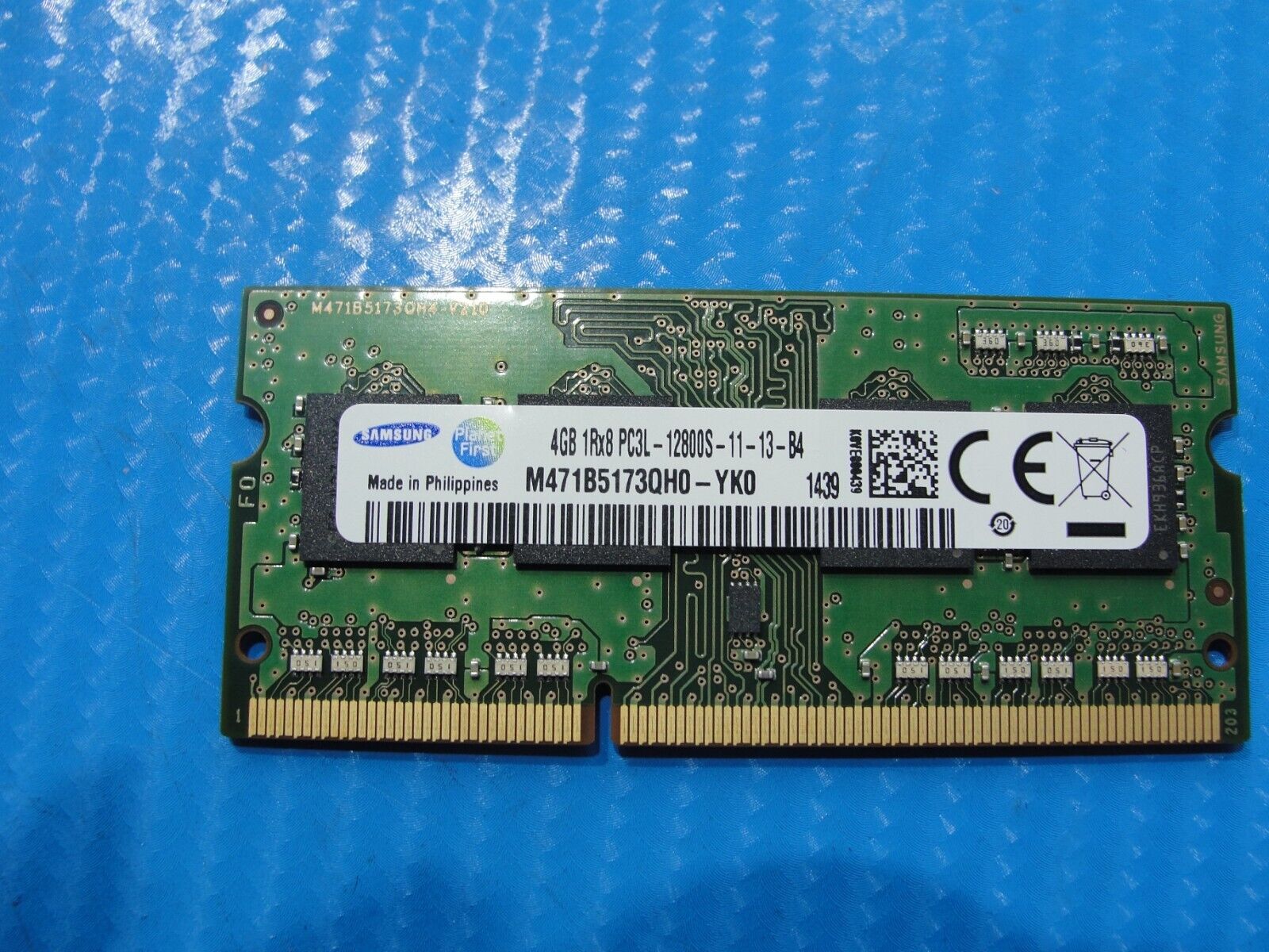 Dell 13 7347 So-Dimm Samsung 4Gb Memory Ram PC3L-12800S M471B5173QH0-YK0