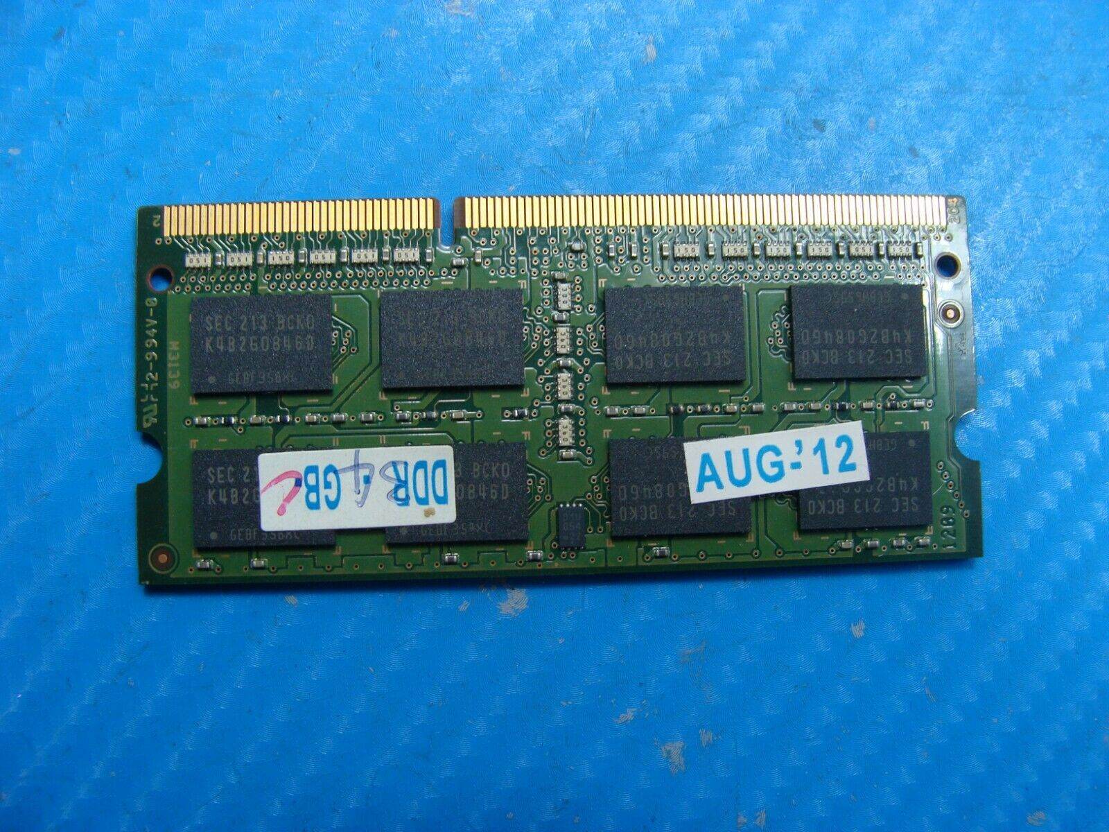 Sager Clevo NP9150 Samsung 4GB Memory RAM SO-DIMM PC3-12800S M471B5273DH0-CK0 - Tested Computer Laptop Parts Sager Clevo NP9150 Samsung 4GB Memory RAM SO-DIMM PC3-12800S M471B5273DH0-CK0 - Tested Computer Laptop Parts