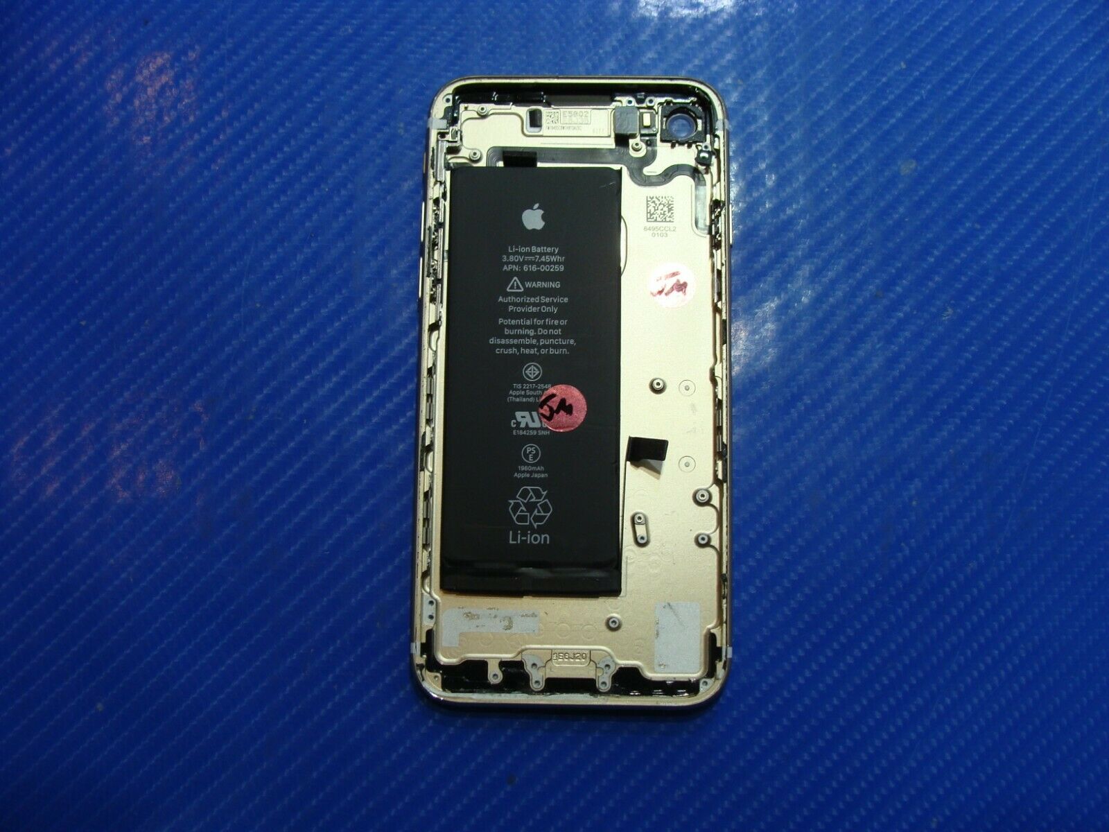 Apple iPhone 7 AT&T 4.7" A1778 2016 32GB OEM Back Cover w/Battery