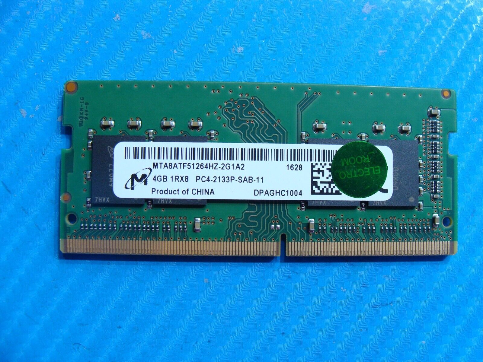 bekræfte kæde sortie Lenovo T460s Micron 4GB 1Rx8 PC4-2133P Memory RAM SO-DIMM  MTA8ATF51264HZ-2G1A2