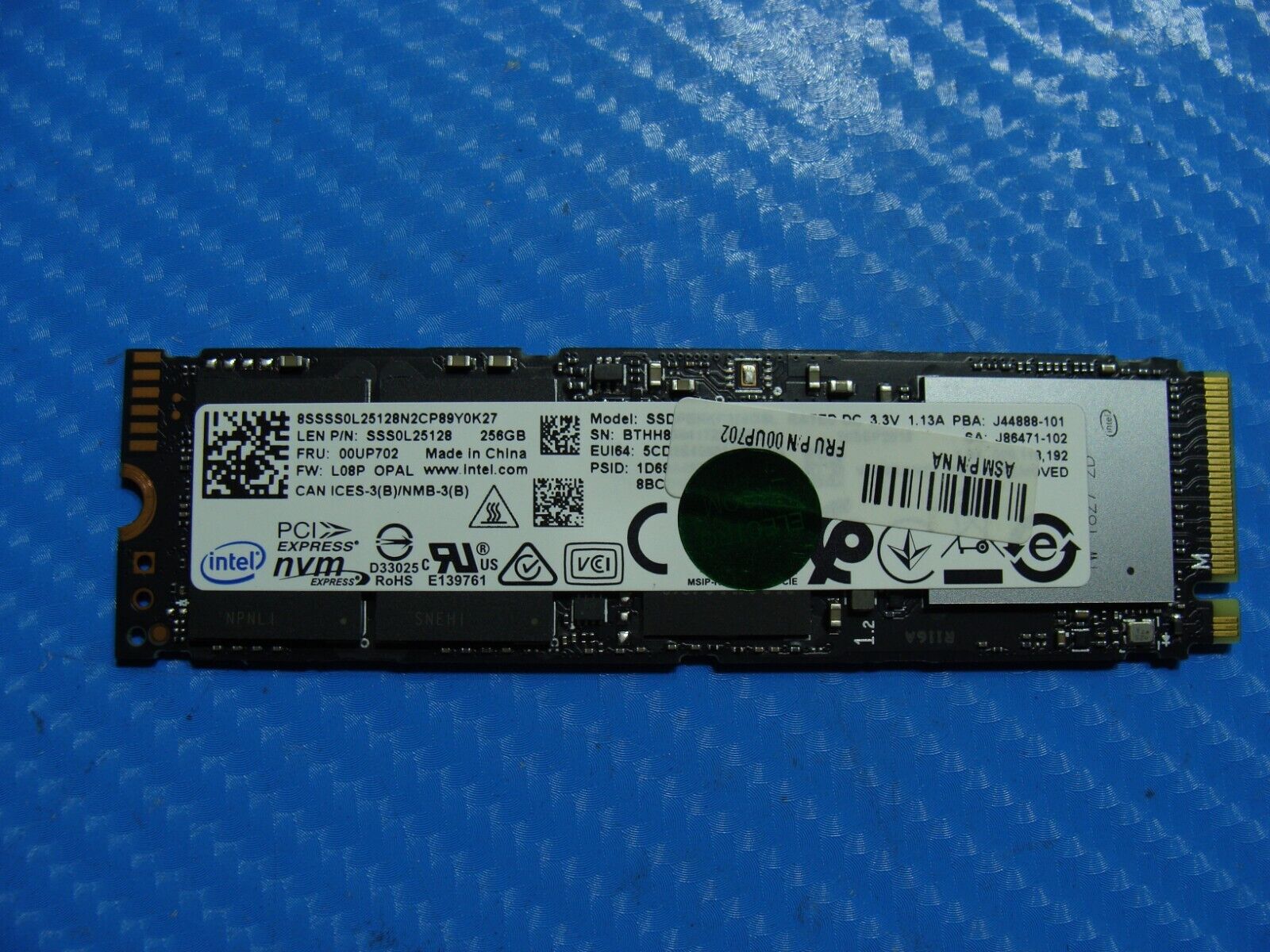メモリ16GB SSD500GB置換　ThinkPad L580 Lenovo