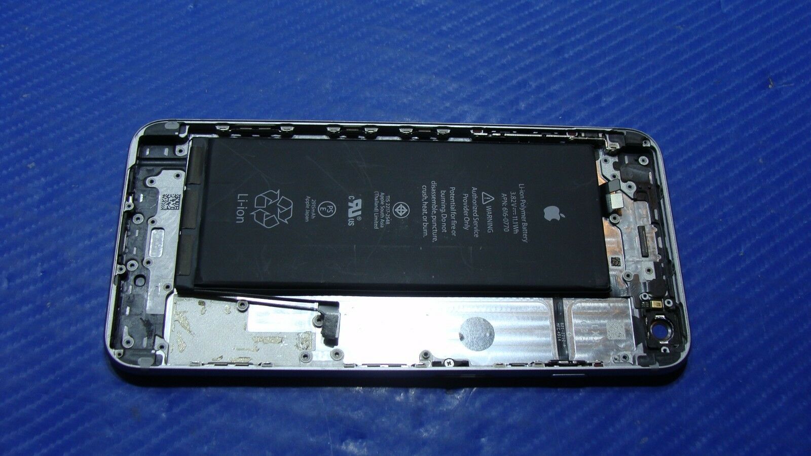 iPhone 6 Plus 5.5" A1522 16GB ATT MGAL2LL/A Back Cover w/ Battery