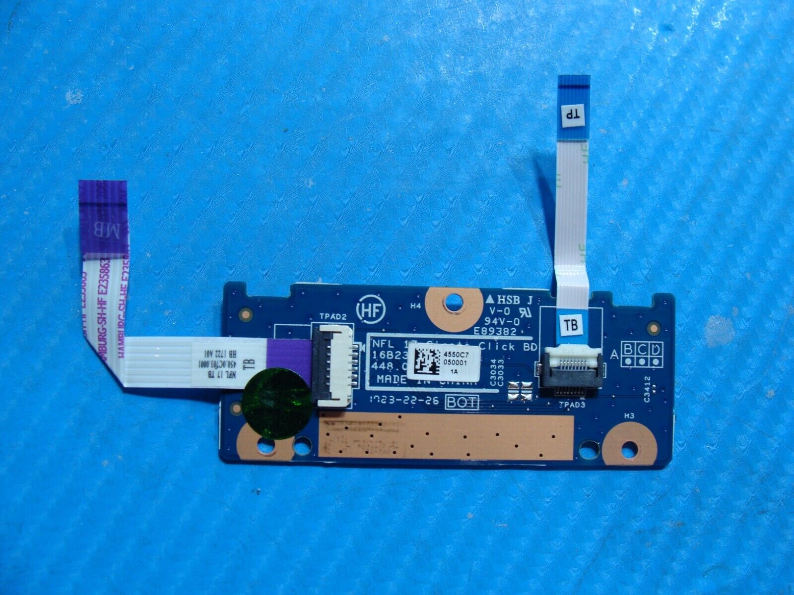 HP 17.3” 17-bs020nr OEM Touchpad Mouse Button Board w/Cable 450.0C704.0021