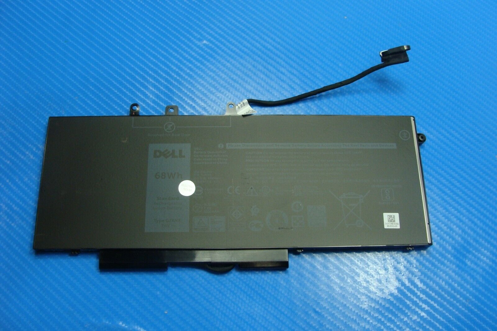  6GTPY Laptop Battery (11.4V 97Wh 8500Mah) for Dell XPS