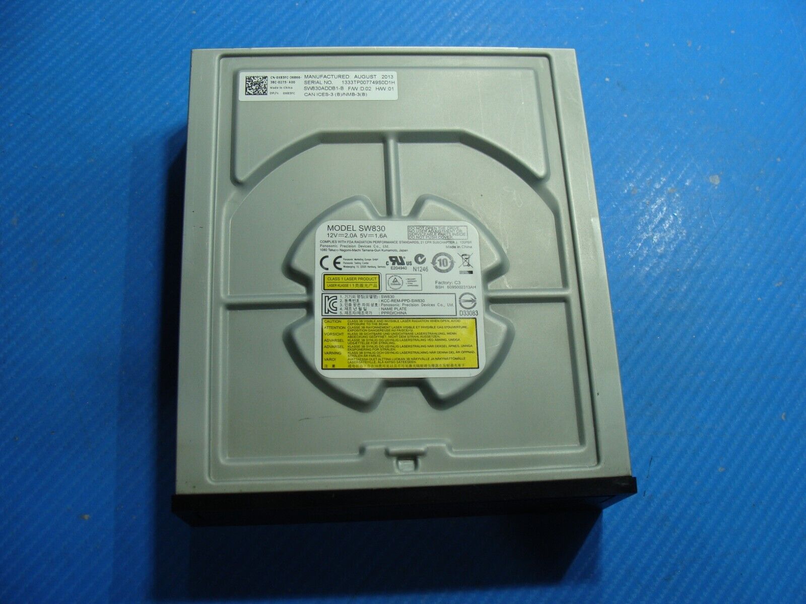Dell XPS 8700 Genuine Desktop DVD Optical Drive SW830 X85FC