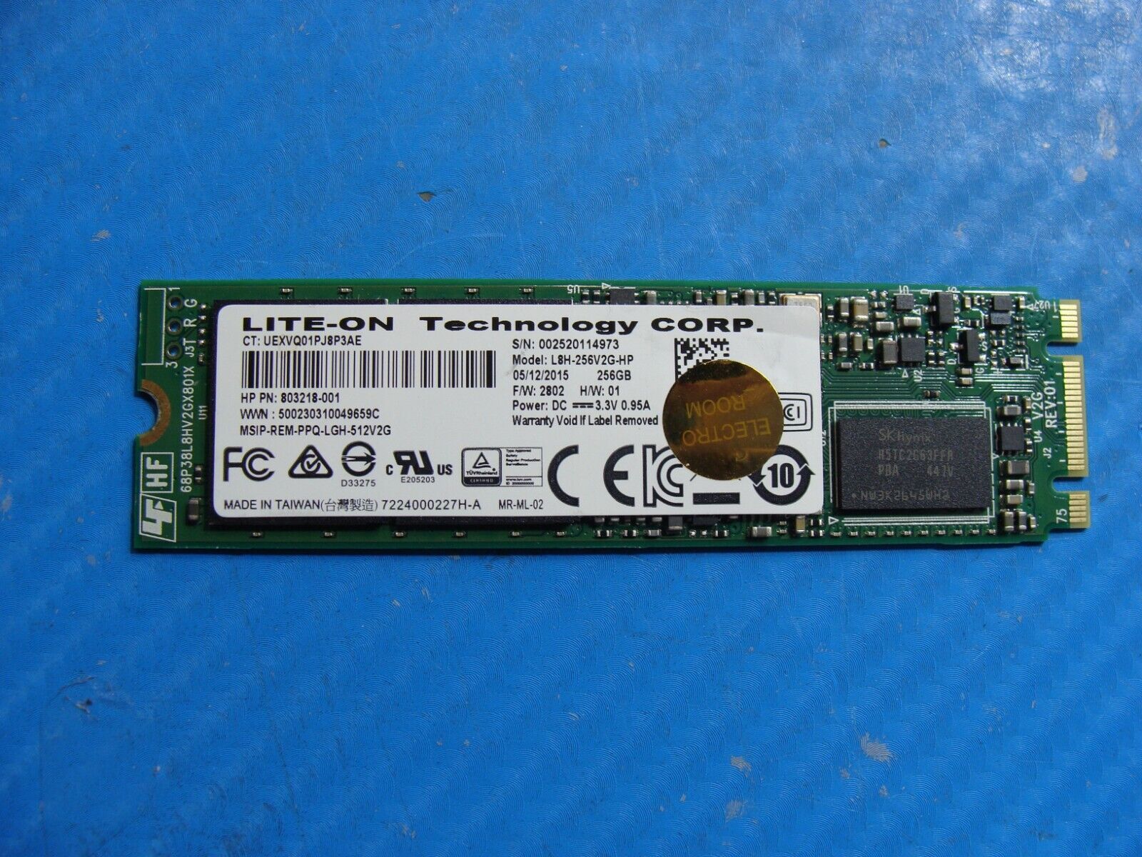 HP 13-4003dx Lite-On SATA M.2 256GB SSD Solid State Drive L8H-256V2G-HP