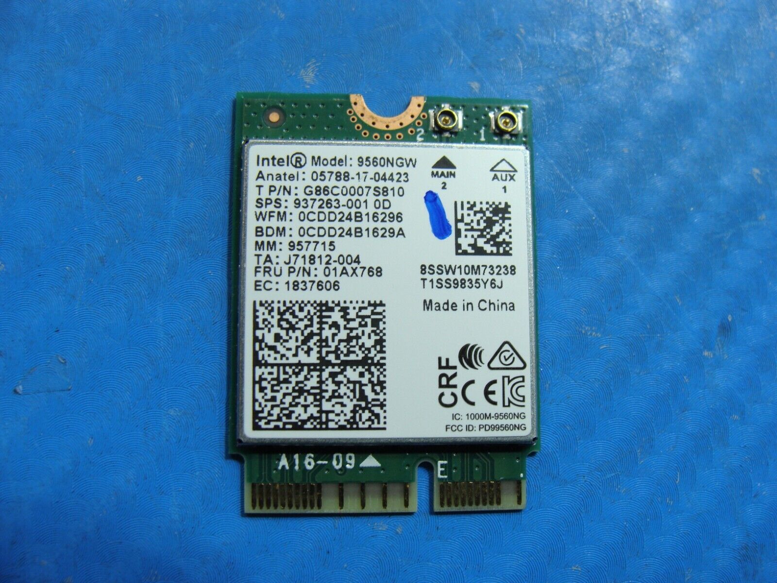 Lenovo Legion 15.6” Y540-15IRH 81SX OEM Wireless WiFi Card 9260NGW 01AX768