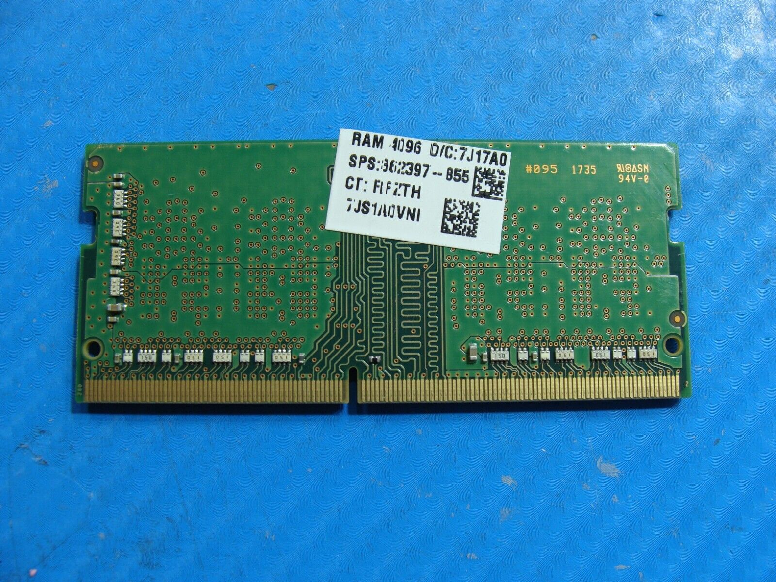 HP 15-bs190od Samsung 4GB 1Rx16 PC4-2400T Memory RAM SO-DIMM M471A5244BB0-CRC