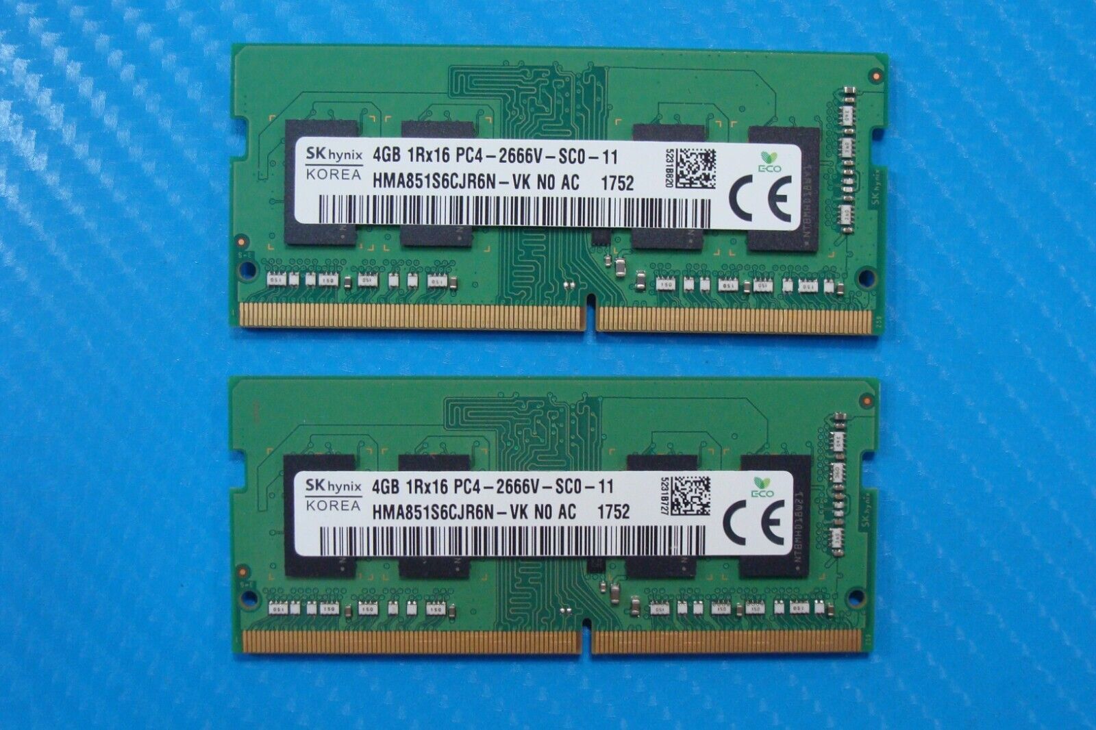 Dell 3579 SK Hynix 8GB 2x4GB 1Rx16 PC4-2666V Memory RAM SO-DIMM HMA851S6CJR6N-VK