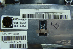 HP 11-n010dx 11.6" Genuine Laptop Palmrest w/Keyboard Touchpad 756116-001