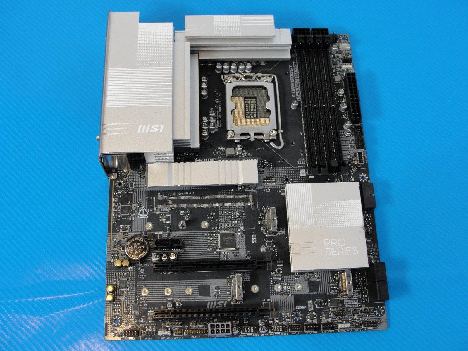 MSI PRO Z890-A WiFi ATX Motherboard LGA 1851 /AS IS PARTS - Tested Computer Laptop Parts