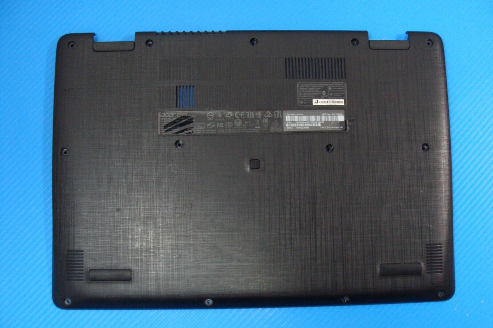 Acer Spin 13.3” SP513-51-53FC Genuine Laptop Bottom Case Black 460.0A602.0032