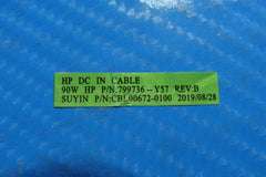 HP 15-db1076nr 15.6" Genuine Laptop DC IN Power Jack w/Cable 799736-Y57