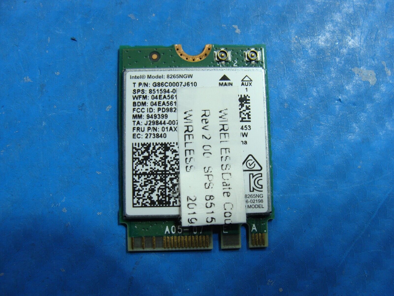HP Elitebook 14” 745 G5 Genuine Laptop Wireless WiFi Card 8265NGW