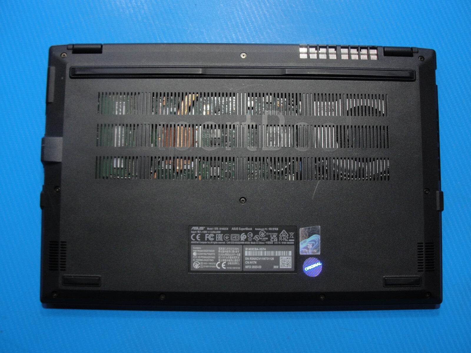 Asus ExpertBook B1402CBA 14”FHD Core i7-1255U 1.7GHz 16GB 512GB SSD+Charger - Tested Computer Laptop Parts