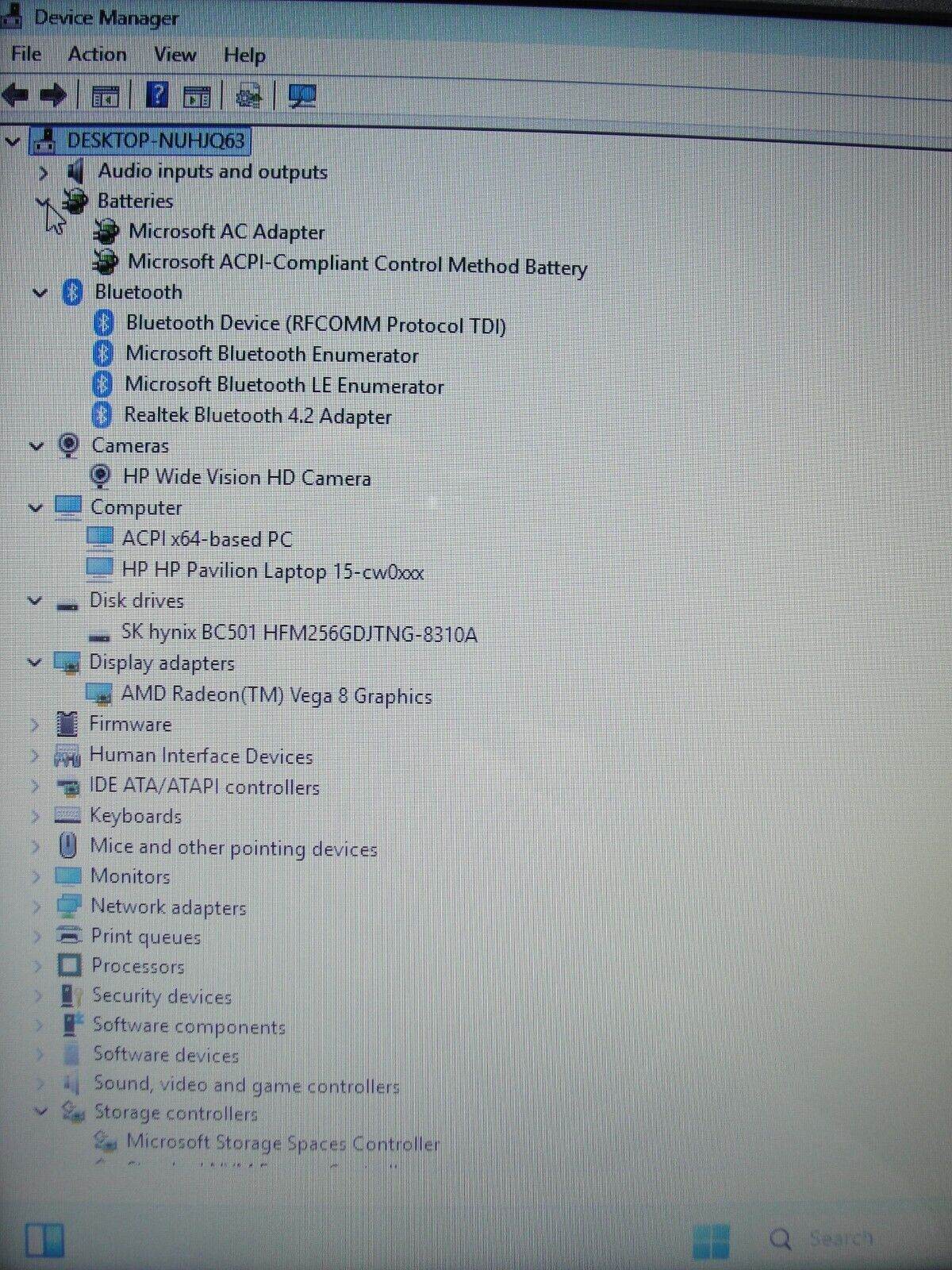 HP Pavilion 15z-CW000 15.6”HD TOUCH AMD Ryzen 5 2500U 2GHz 16GB SSD Reset 256GB - Tested Computer Laptop Parts
