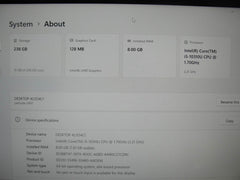 Dell Latitude 5410 14” FHD Intel Core i5-10310U 1.7GHz 8GB 256GB SSD+Charger - Tested Computer Laptop Parts