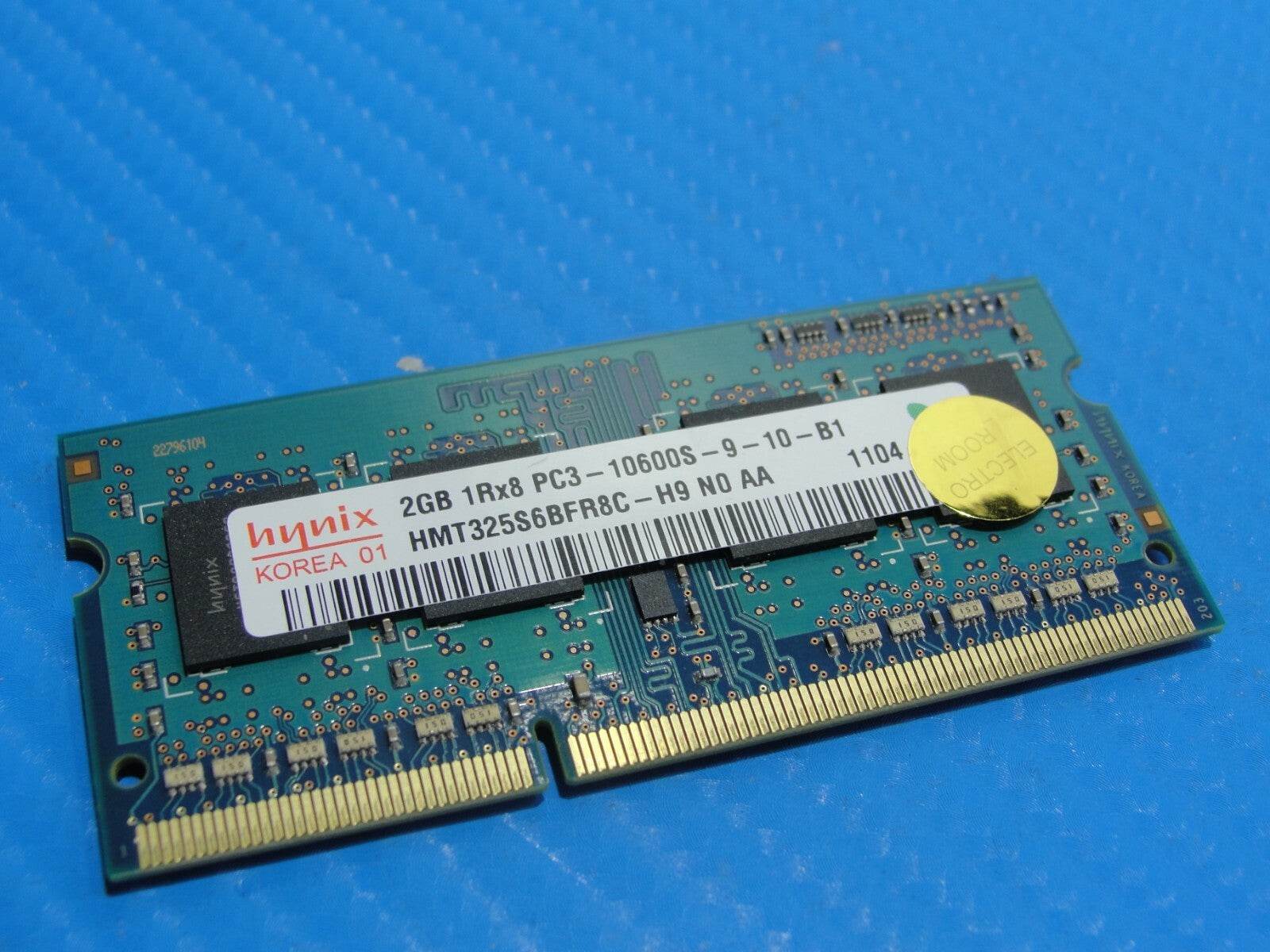 MacBook Pro A1278 Laptop Hynix 2GB Memory PC3-10600S-9-10-B1 HMT325S6BFR8C-H9 #1 - Tested Computer Laptop Parts